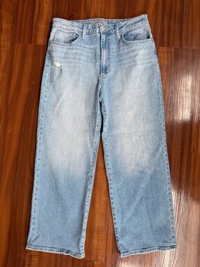 Joe’s High Waist Crop Wide Leg Jean Juliet 30